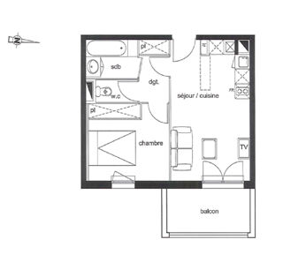  Appartement à vendre 2 pièces 36 m²