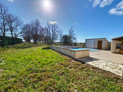   POUCHARRAMET Plain-pied 123 m�, piscine, vue Pyr�n�es, terrain 5 830 m� +  annexe ind�pendante de 117 m� Maison - 5 pi�ce(s) - 123 m�