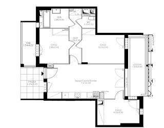  Appartement à vendre 4 pièces 70 m²