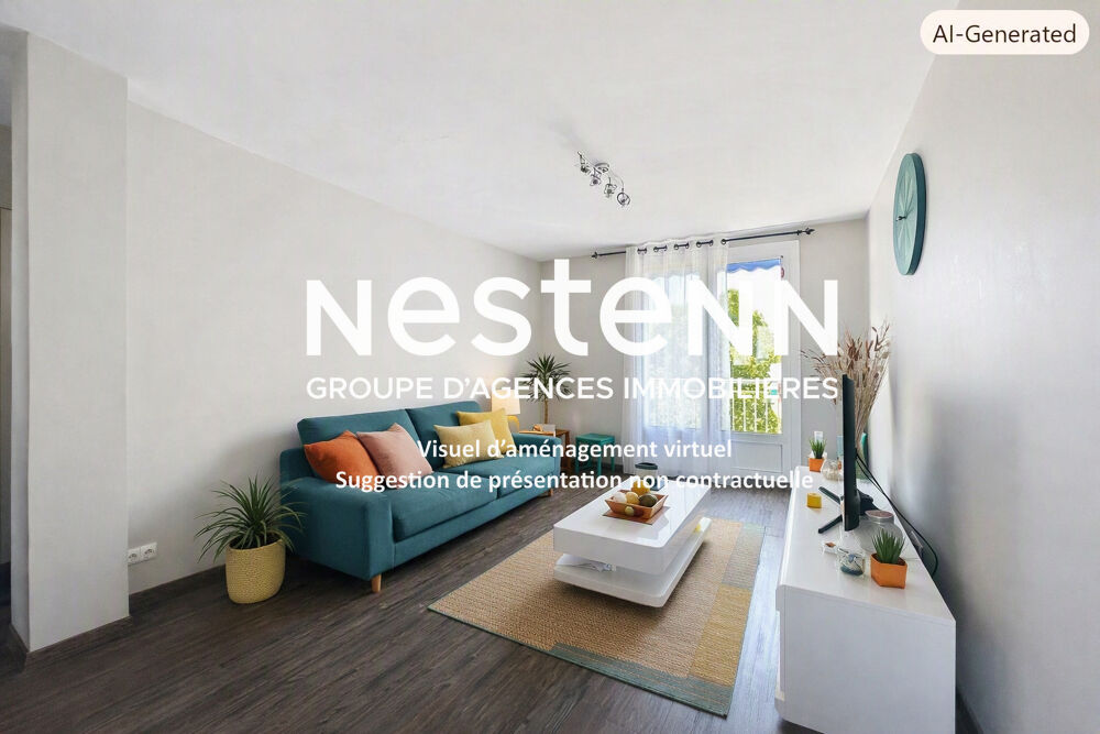Appartement 3 pièces 2 chambres avec balcon, cave et garage - 69500 BRON