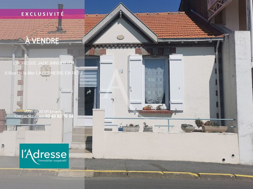 Maison 3 pièces 62 m² · à La Bernerie en Retz · 62 m² · 293 400 €