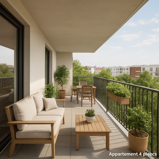  Appartement à vendre 4 pièces 84 m²