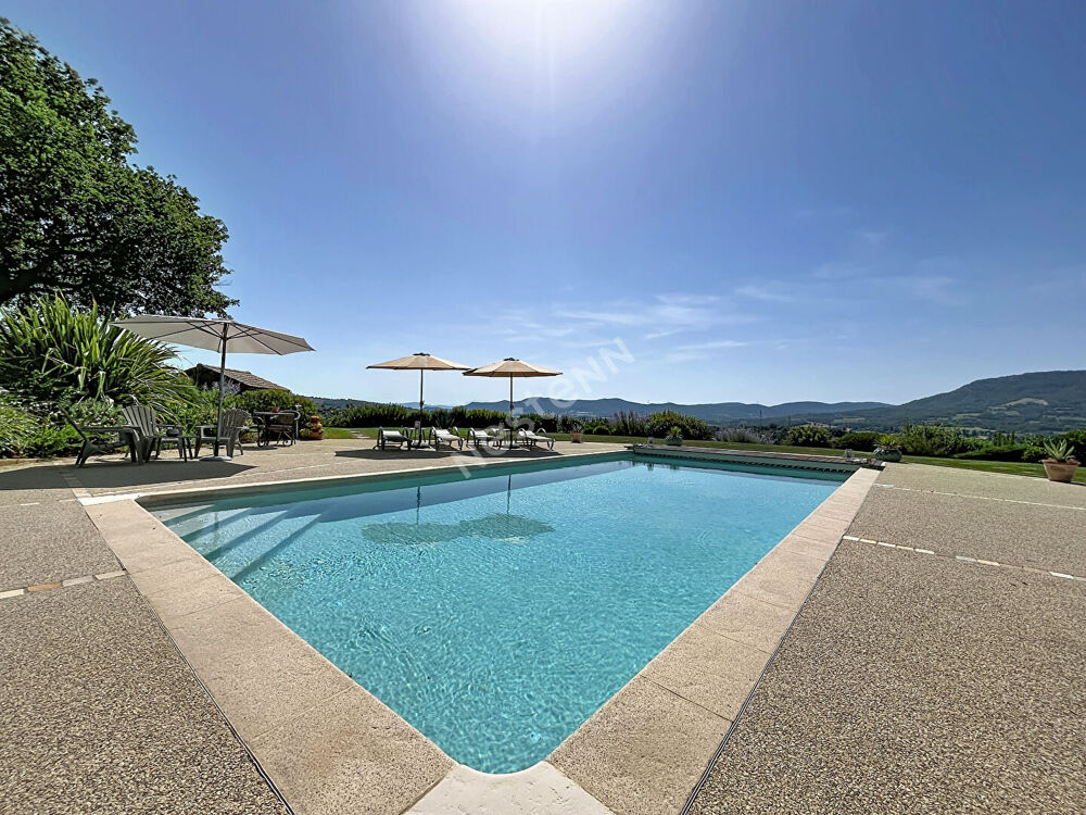 Vente Maison Ardèche - Vue panoramique, piscine & exposition plein Sud Chomerac