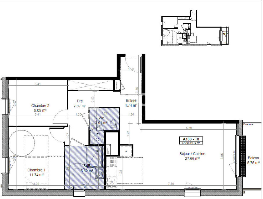 Location Appartement A Carpiquet