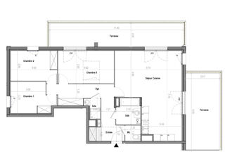  Appartement � vendre 4 pi�ces 92 m�