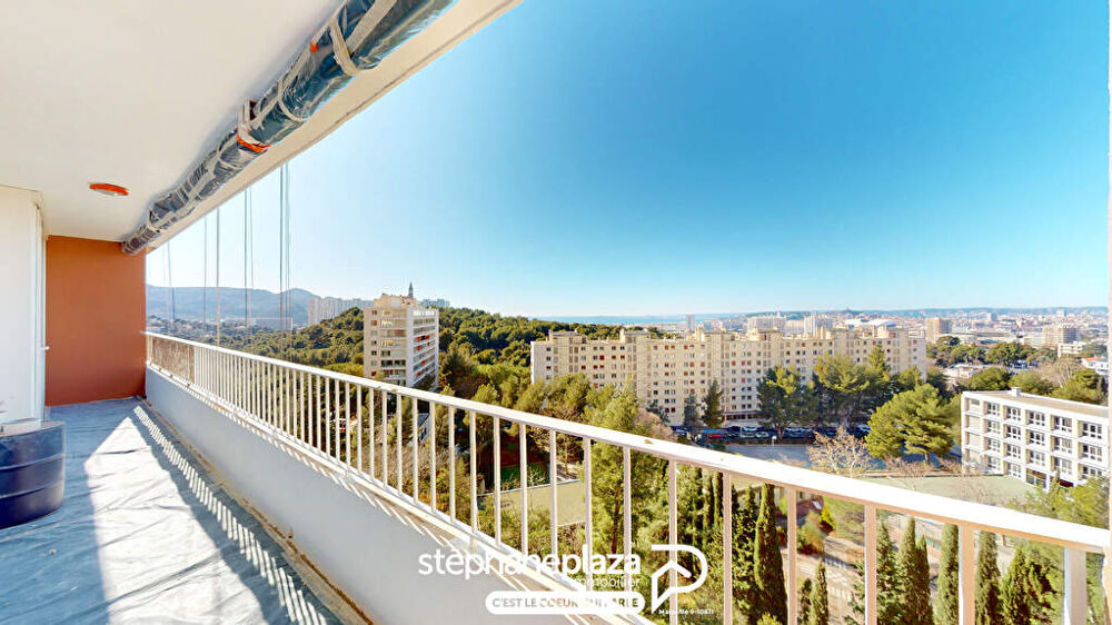 Vente Appartement A vendre Marseille 13009, Appartement 5 pices de 84 m2 avec terrasse vue mer, colline et. ville. Marseille 9