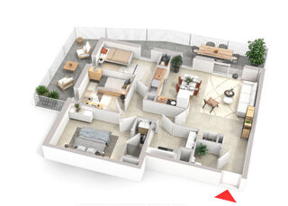  Appartement  vendre 4 pices 81 m