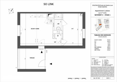  Appartement  vendre 1 pice 23 m