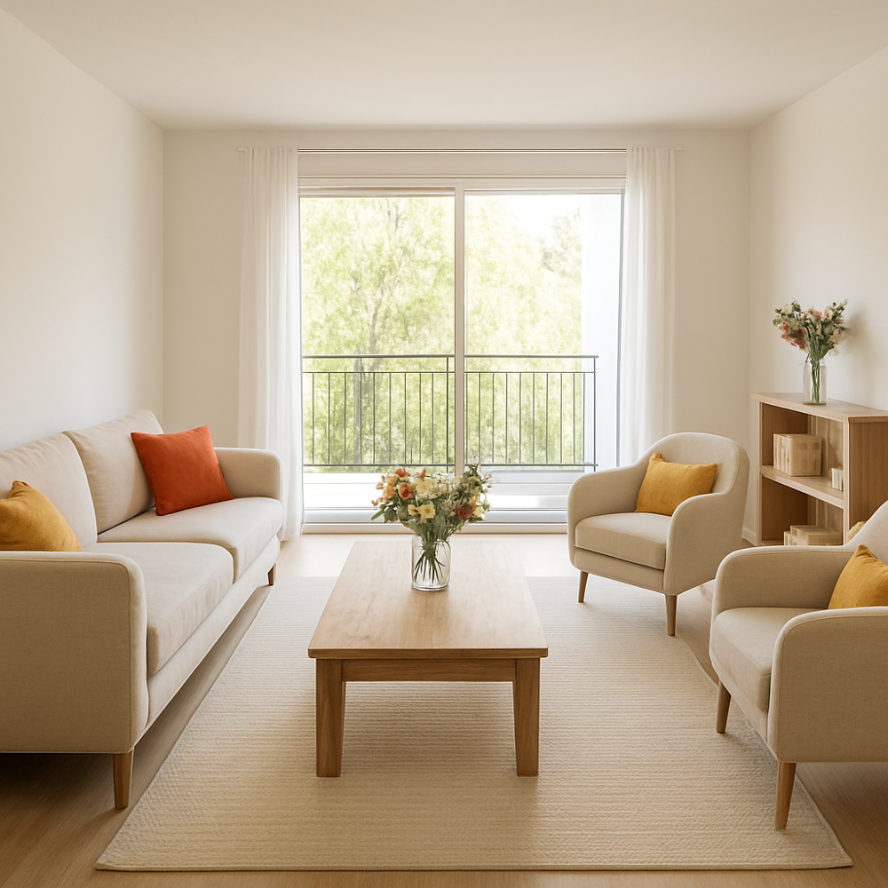 Appartement 3 pièces de 69 m2 (Saint-Fargeau-Ponthierry)