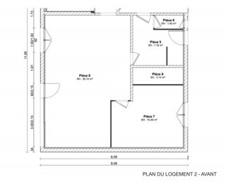  Appartement � vendre 3 pi�ces 56 m�