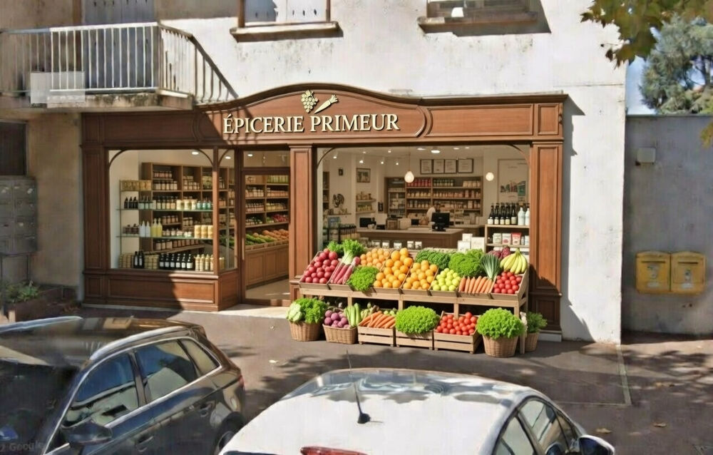   Local commercial à Veauche 80 m² -  Cave 45 m² - Place de l'Europe - Emplacement n°1 Veauche
