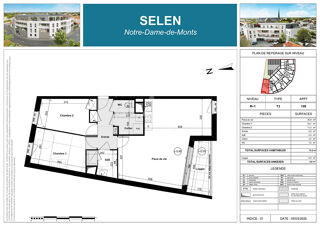  Appartement  vendre 3 pices 75 m