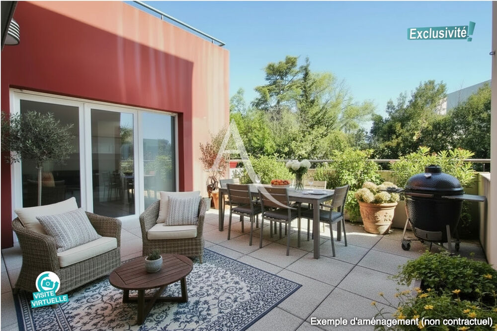 LATTES - MAURIN - APPARTEMENT 4 PIÈCES 86M2 - DPE A - 3 CHAMBRES - GRANDE TERRASSE 20M2 - DOUBLE STATIONNEMENT - RÉSIDENCE RÉCE