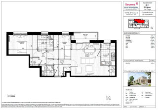 Appartement à louer 3 pièces 68 m²