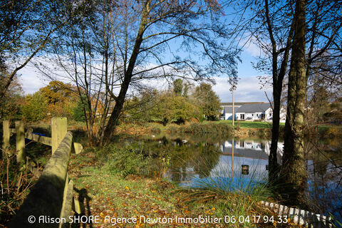   ILLE ET VILAINE, Les Portes du Coglais, pr�s de Foug�res.  Maison plein pied 3 chs Etang priv�, bois, champ, jardins, 1,4 hectar Maison - 5 pi�ce(s) - 128 m�