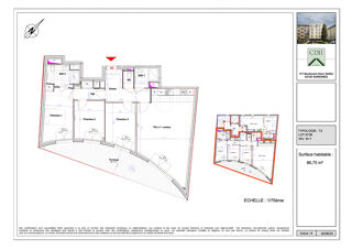  Appartement � vendre 4 pi�ces 87 m�