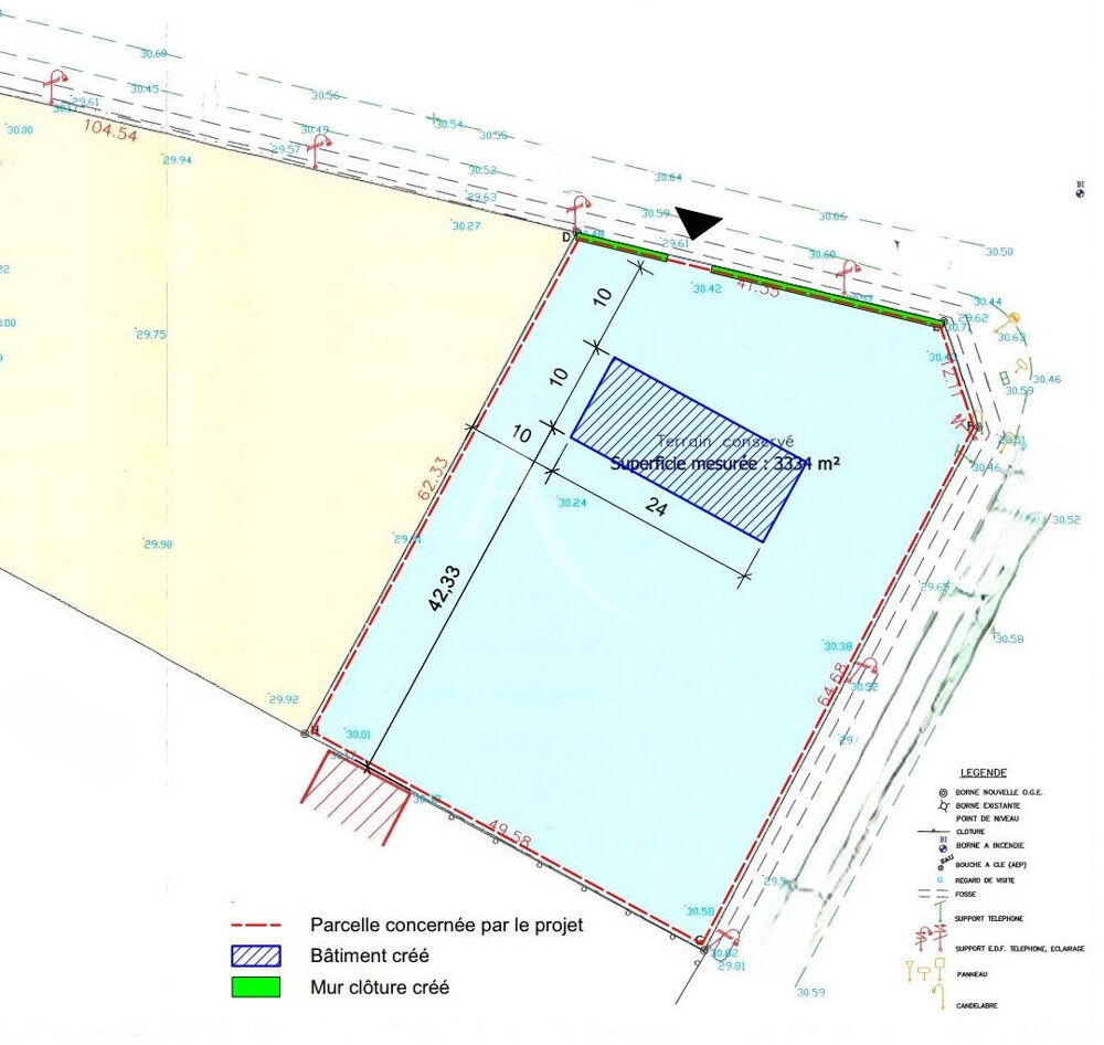 Vente Terrain Terrain 3334 m2 Vitry aux loges
