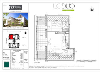  Appartement � vendre 3 pi�ces 82 m�