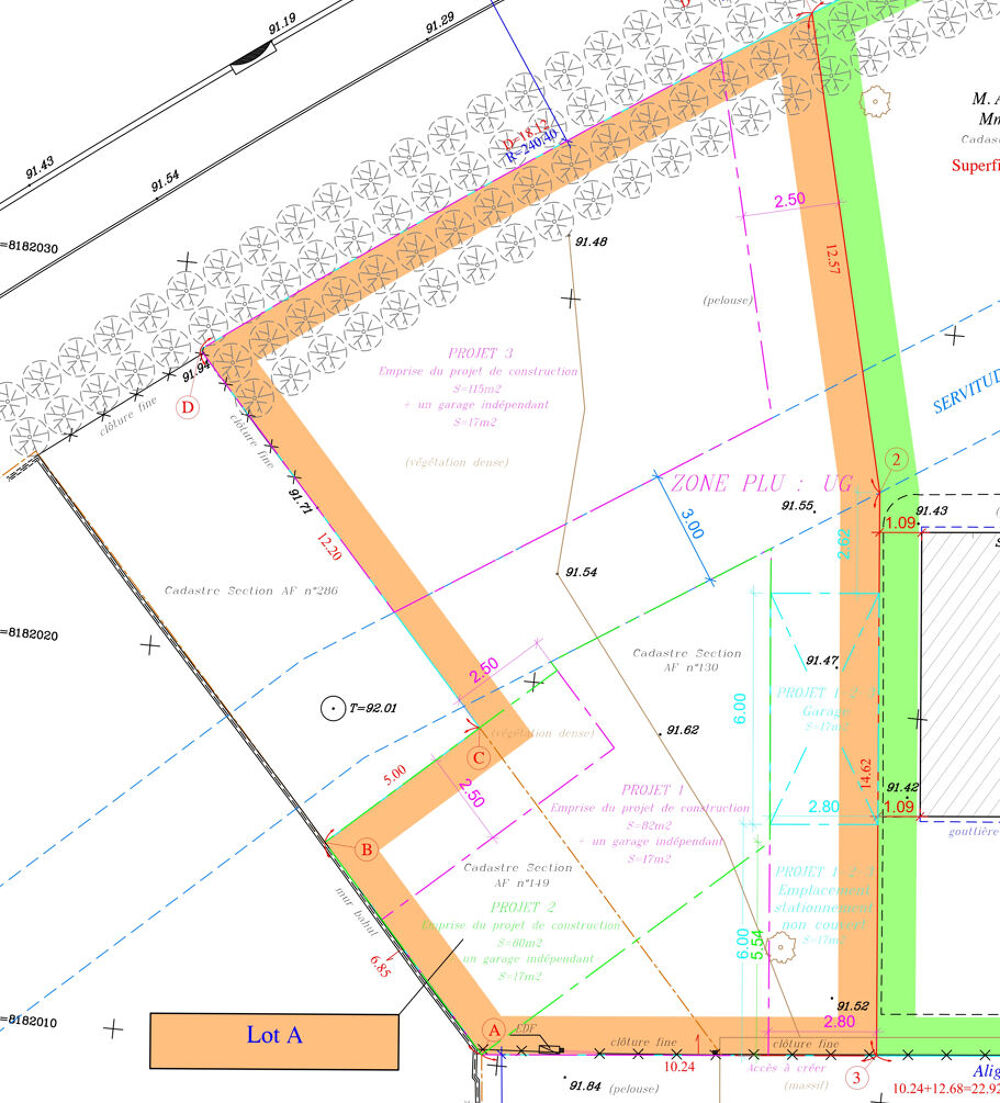 Vente Terrain Terrain Lognes 318 m2 Lognes