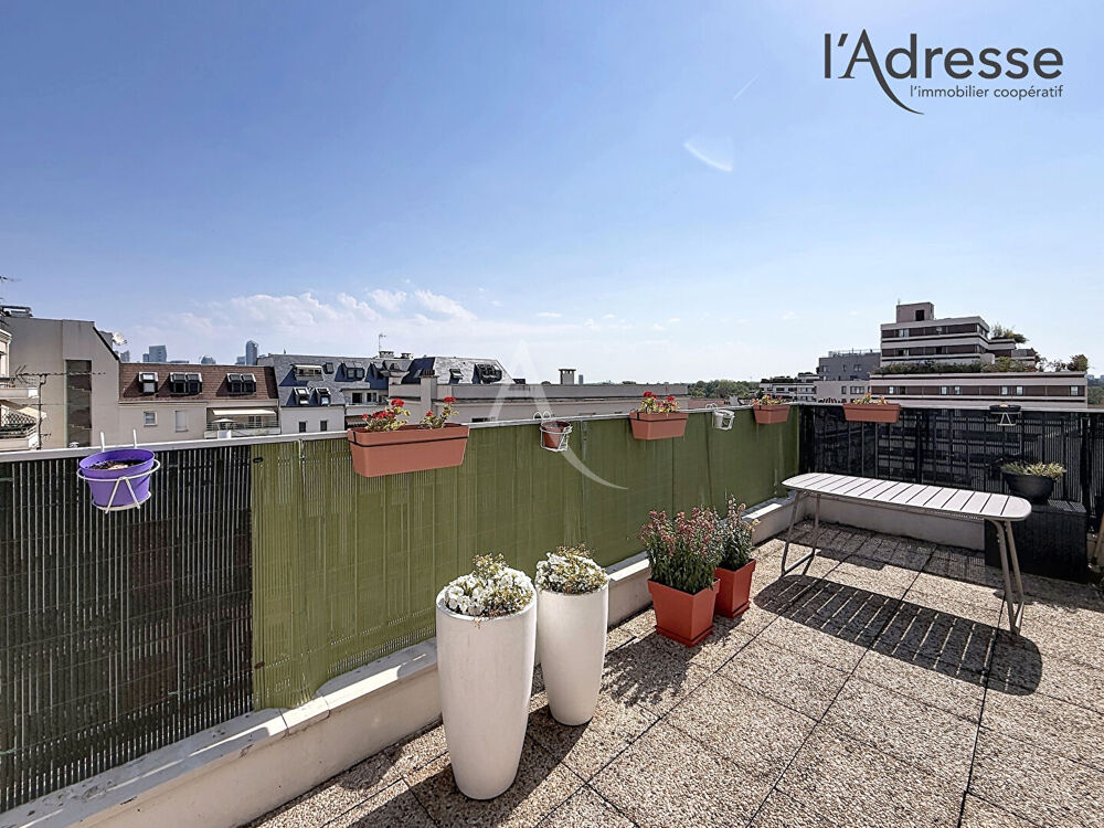 Appartement Suresnes - Vendu loué - 2 pièces 44m2 -Terrasse -18m² Cave - parking