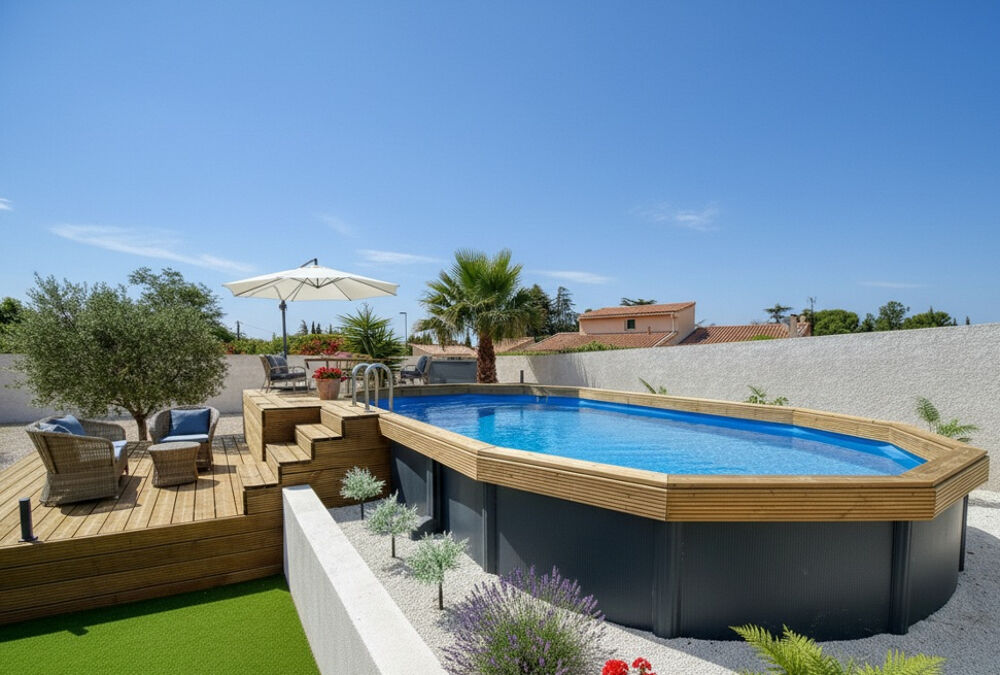 Vente Maison Villa haut de gamme Plain-pied T5 avec Jardin et piscine Carcassonne