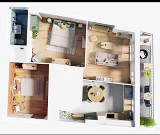  Appartement � vendre 4 pi�ces 80 m�