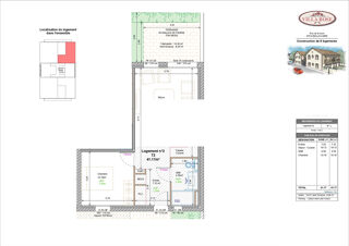  Appartement � vendre 2 pi�ces 41 m�