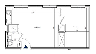  Appartement  vendre 2 pices 35 m