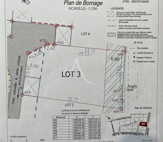  Terrain  vendre 566 m Loire les marais