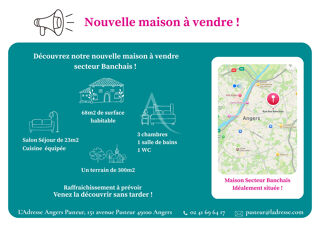  Maison � vendre 4 pi�ces 64 m�