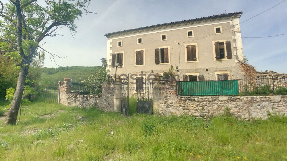 Vente Maison A Vendre ancienne demeure a rénover sur 200m² habitable avec grand jardin environnement campagne secteur Cazères Palaminy