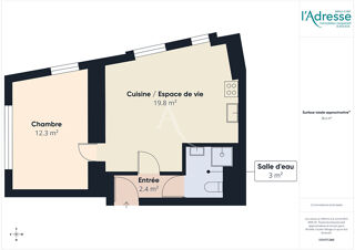  Appartement à vendre 2 pièces 40 m²
