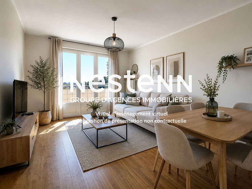 Appartement T4 BRON 3 chambres - Dernier étage - Traversant & lumineux - Cave - 69500 BRON