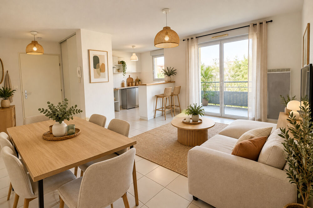 Vente Appartement T2 45 m² ? Tournefeuille (31170) ? Terrasse 6 m² ? Parking ? Ascenseur ? DPE C Tournefeuille