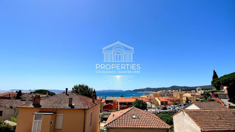 LE LAVANDOU - T4 DERNIER ETAGE - TERRASSE - VUE MER + T2 INDEPENDANT - PARKING
