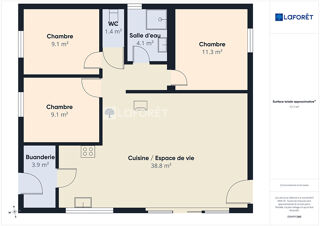  Maison à vendre 4 pièces 78 m²