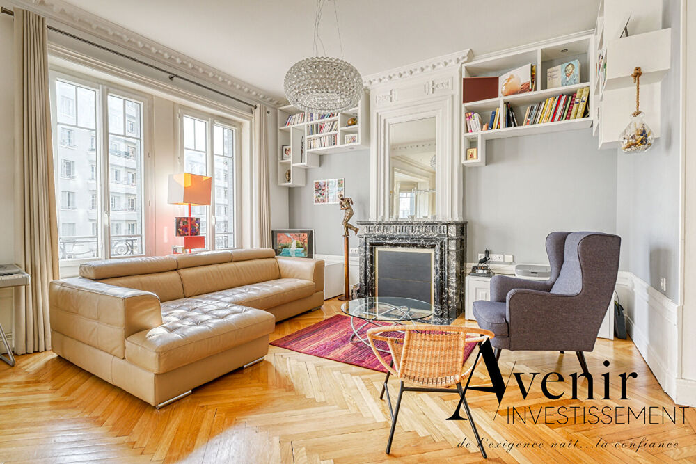 Vente Appartement Coeur Brotteaux - T5 de 141 m� - Bel ancien r�nov�, 4 chambres Lyon 6