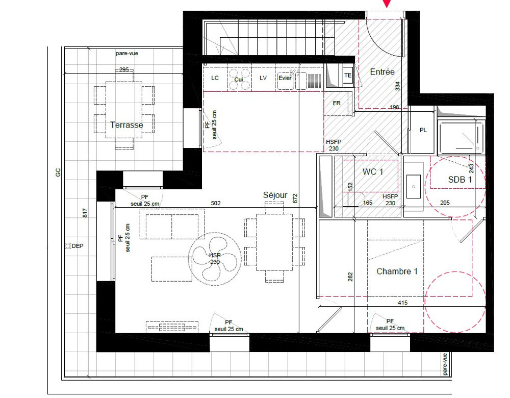 Vente Appartement Villeurbanne 5 pièces Duplex Dernier Etage terrasse Villeurbanne