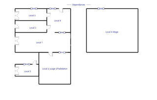  Maison � vendre 2 pi�ces 65 m�