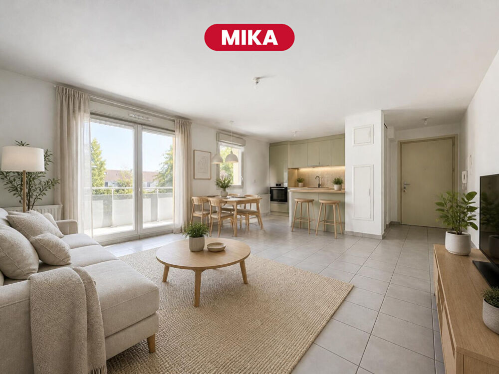 Vente Appartement MIKA - T3 de 62.55 m2 - Balcon de 18m2 - Parking - LILLE HELLEMMES Lille