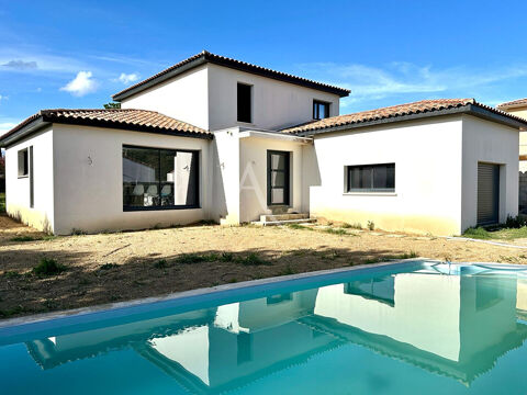 Villa contemporaine T5 de 150m² avec piscine et grand garage 420000 Plaissan (34230)