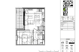  Appartement � vendre 2 pi�ces 39 m�