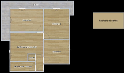  Appartement � louer 4 pi�ces 60 m�