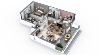  Appartement à vendre 4 pièces 69 m²