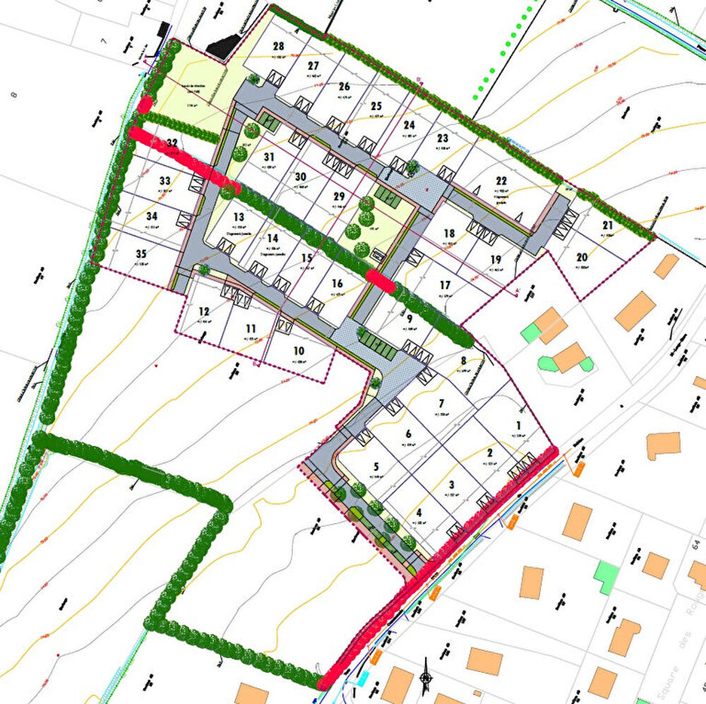 Vente Terrain TERRAIN A BATIR SUBLES (BAYEUX) - LOT 33 - 504 m2 Subles