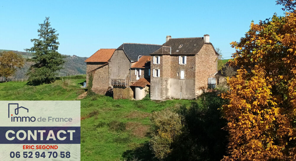 Vente Maison 15 Km CONQUES- BEAU CORPS DE FERME -140 m2-1,6 Ha- Almont les junies