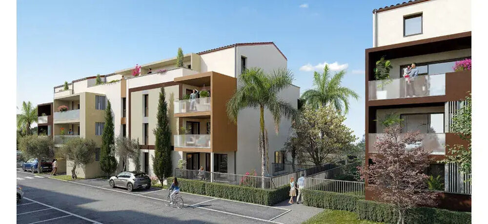 À VENDRE APPARTEMENT NEUF T2 de 42 M² EN REZ-DE-JARDIN DE 11 M²