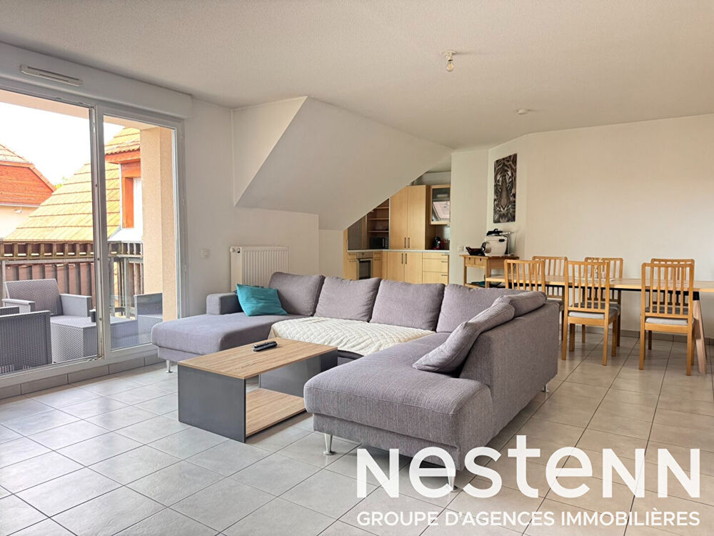 Vente Appartement Appartement  3 pièces de 75m² dernier étage , garage double, place de parking Altorf