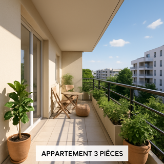  Appartement à vendre 3 pièces 59 m²