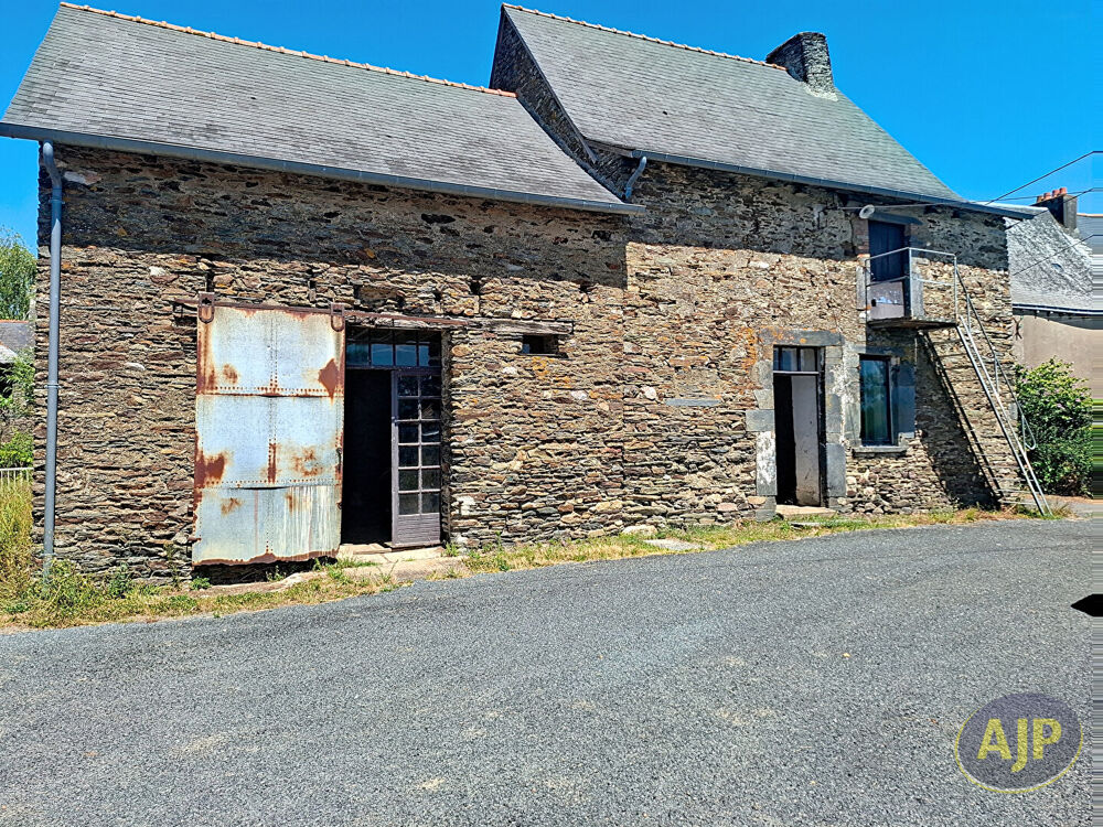Maison + bâtisse en pierre à rénover